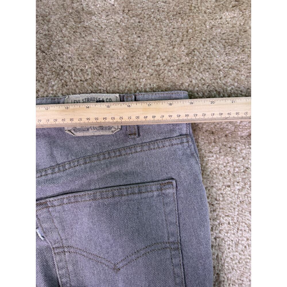 VTG 90s Levi’s SilverTab Baggy Fit Jeans Men’s 38x30 Gray USA Made 1994 E347 - Picture 10 of 14